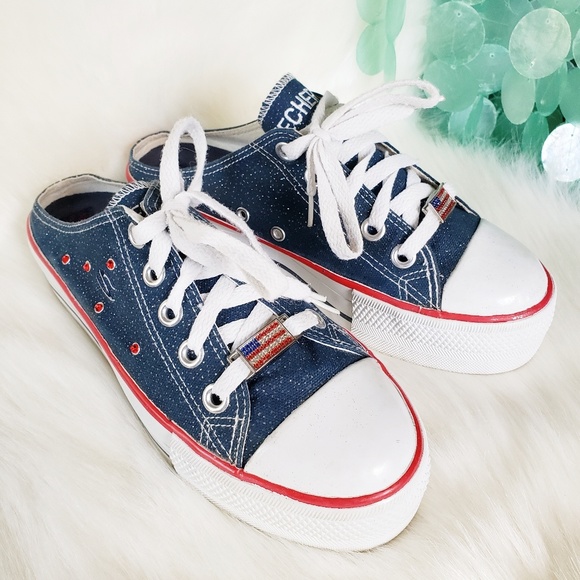 skechers platform slip on